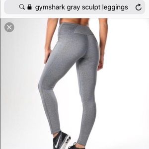 Gray sculpt gymshark leggings